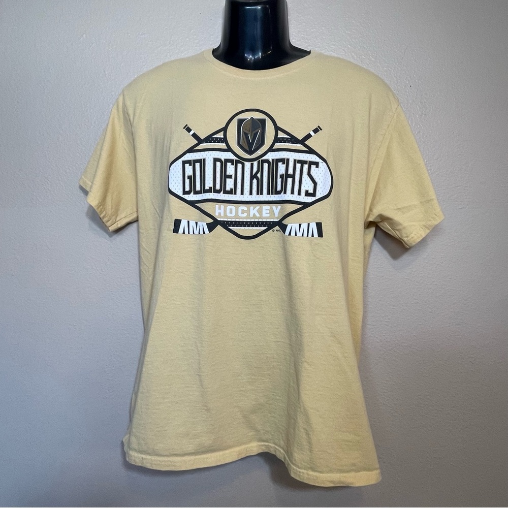 Golden Knights Hockey Gold T-Shirt Large
